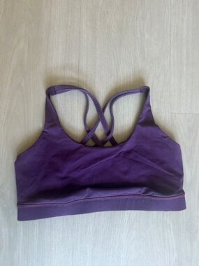 lululemon athletica Deep Plum Strappy Sports Bra